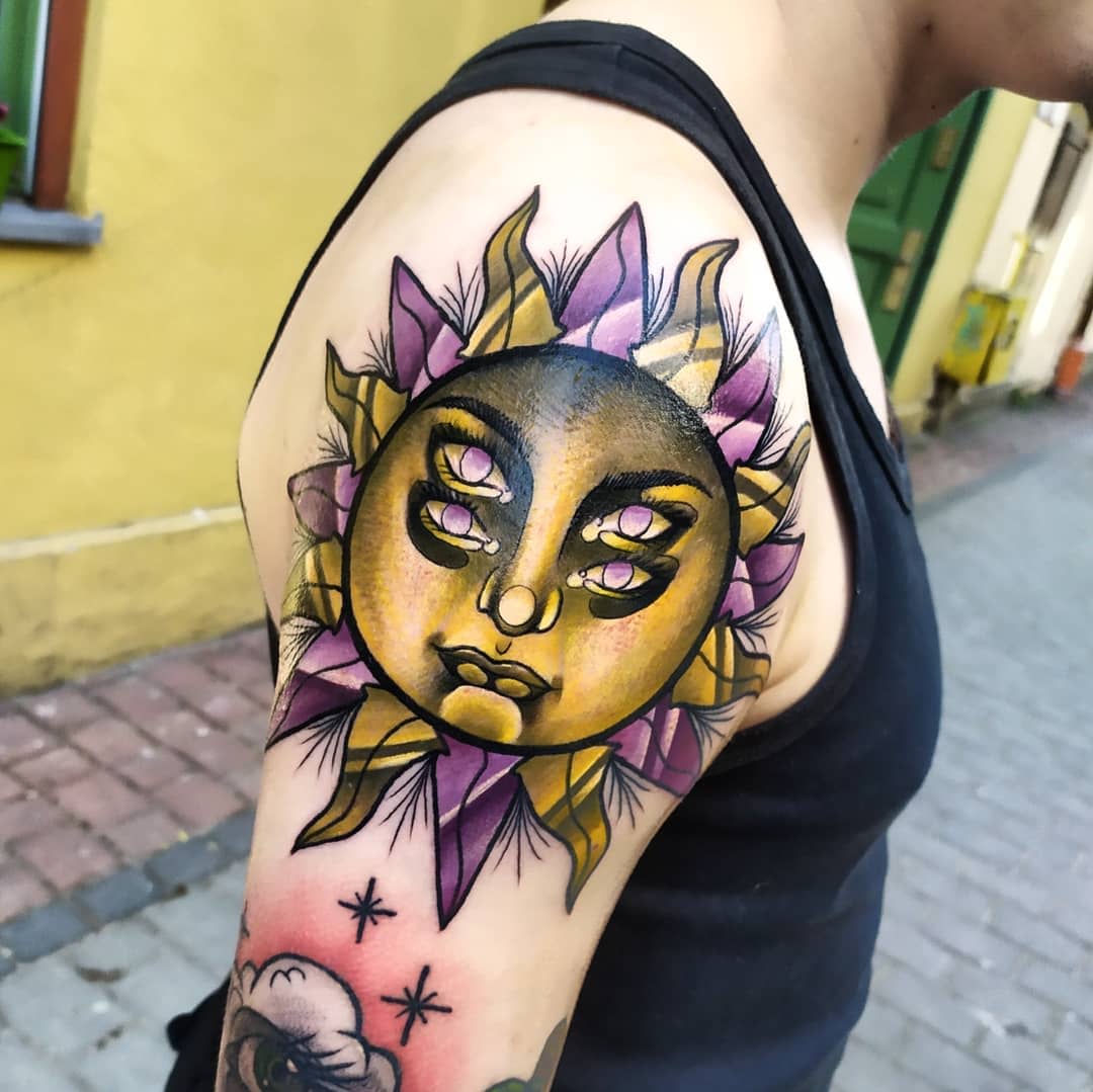 Arm Gold Tattoo  Crystal Warhola 